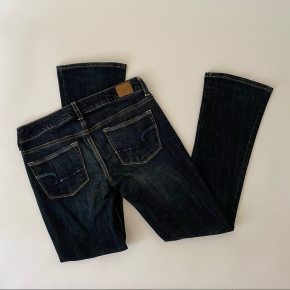 AMERICAN EAGLE ๐ฟ WOMEN ๐ฟ JEANS ๐ฟ STRETCH ๐ SKINNY KICK ๐ DARK WASH - Picture 5 of 9